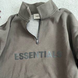 Fear of god essentials quarter zip